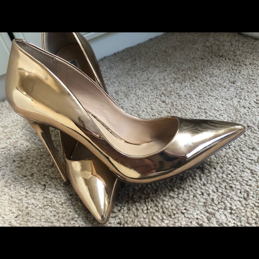 Gold heels